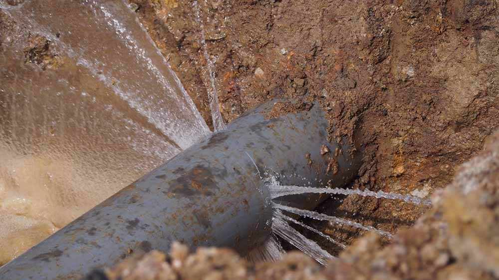 damaged water pipes in Alpharetta, GA