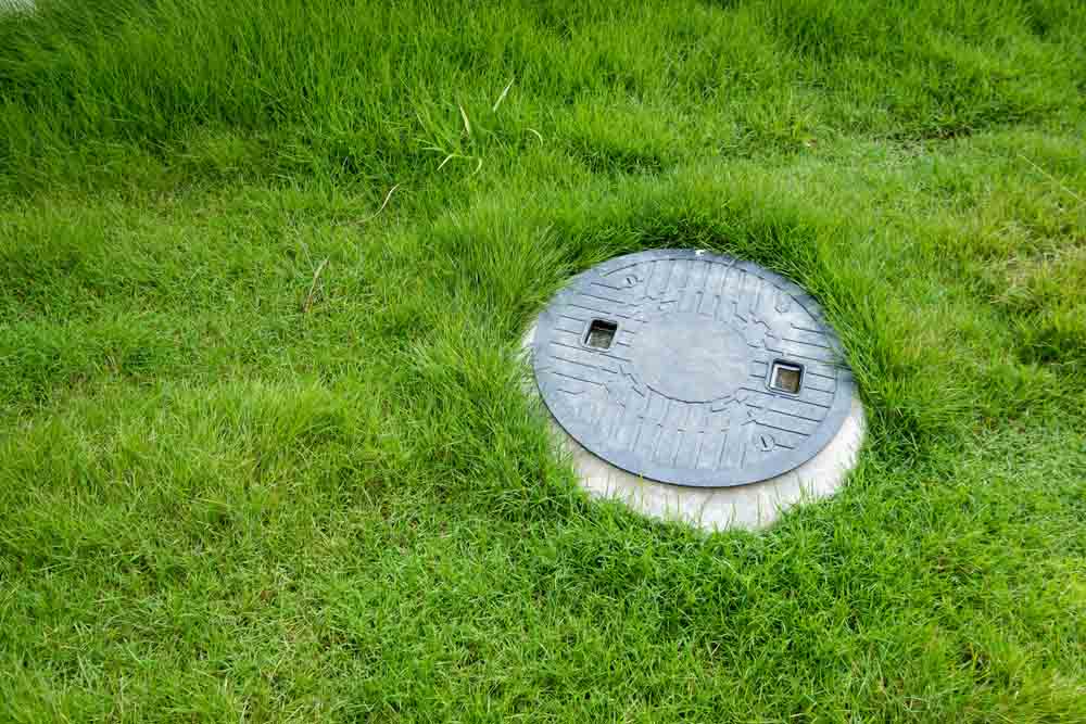 septic tank outdoors