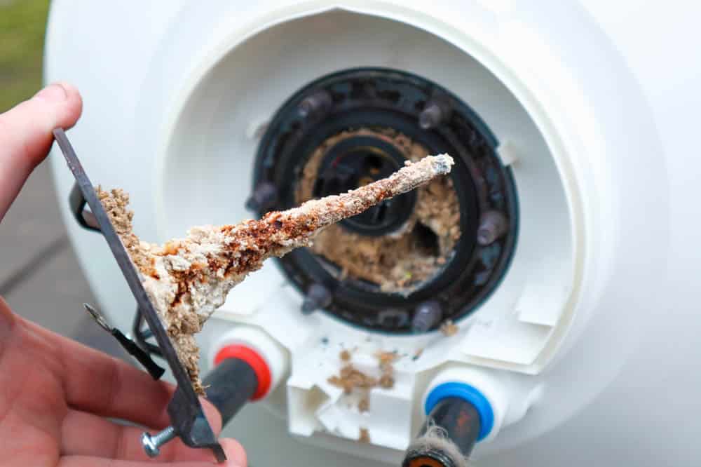 sediment in water heater