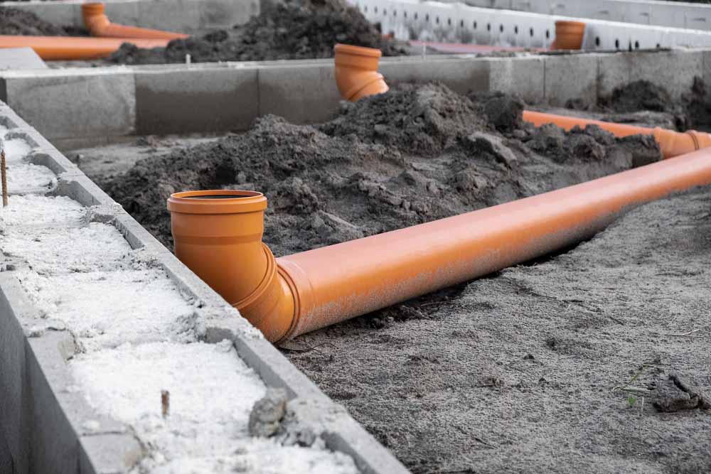 new sewer line