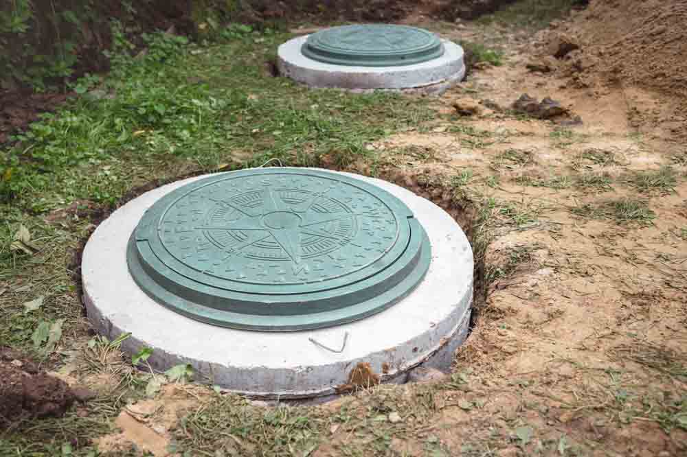 Septic tank outdoors Acworth, GA